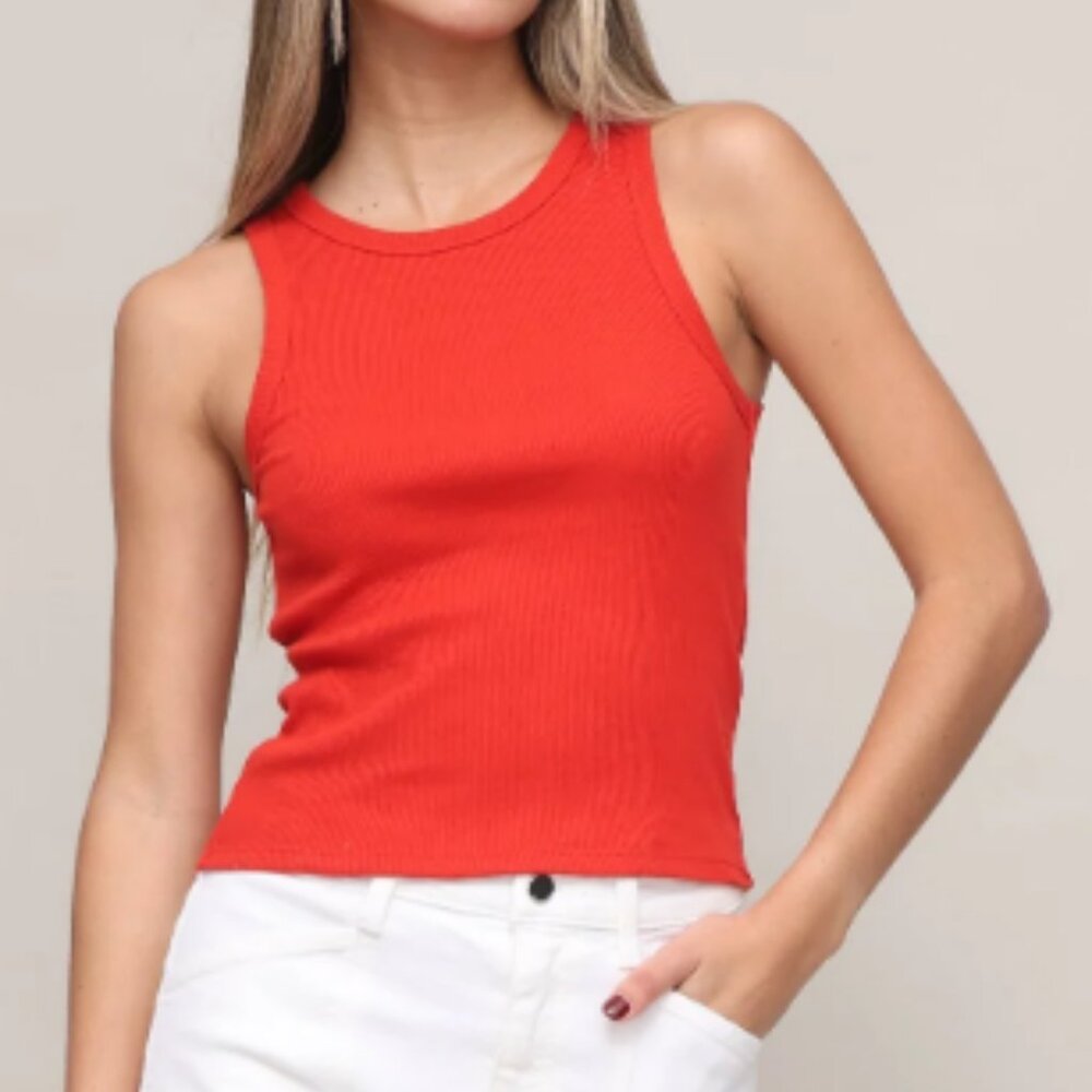 Z Supply Hadley Tank Cabana Red